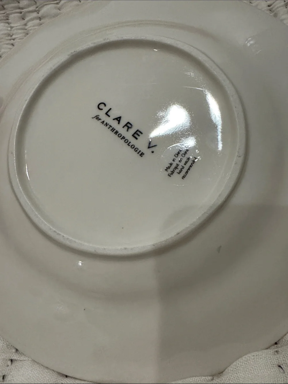 Anthropologie X Clare V. Dessert Plate